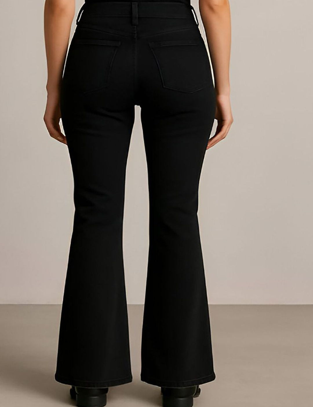 Kotty Women Jean Flared High-Rise Stretchable Jeans