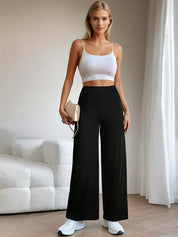 Kotty Women Comfort Flared High-Rise Parallel Trousers