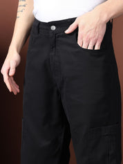 Kotty Men Relaxed Easy Wash Cargos Trousers