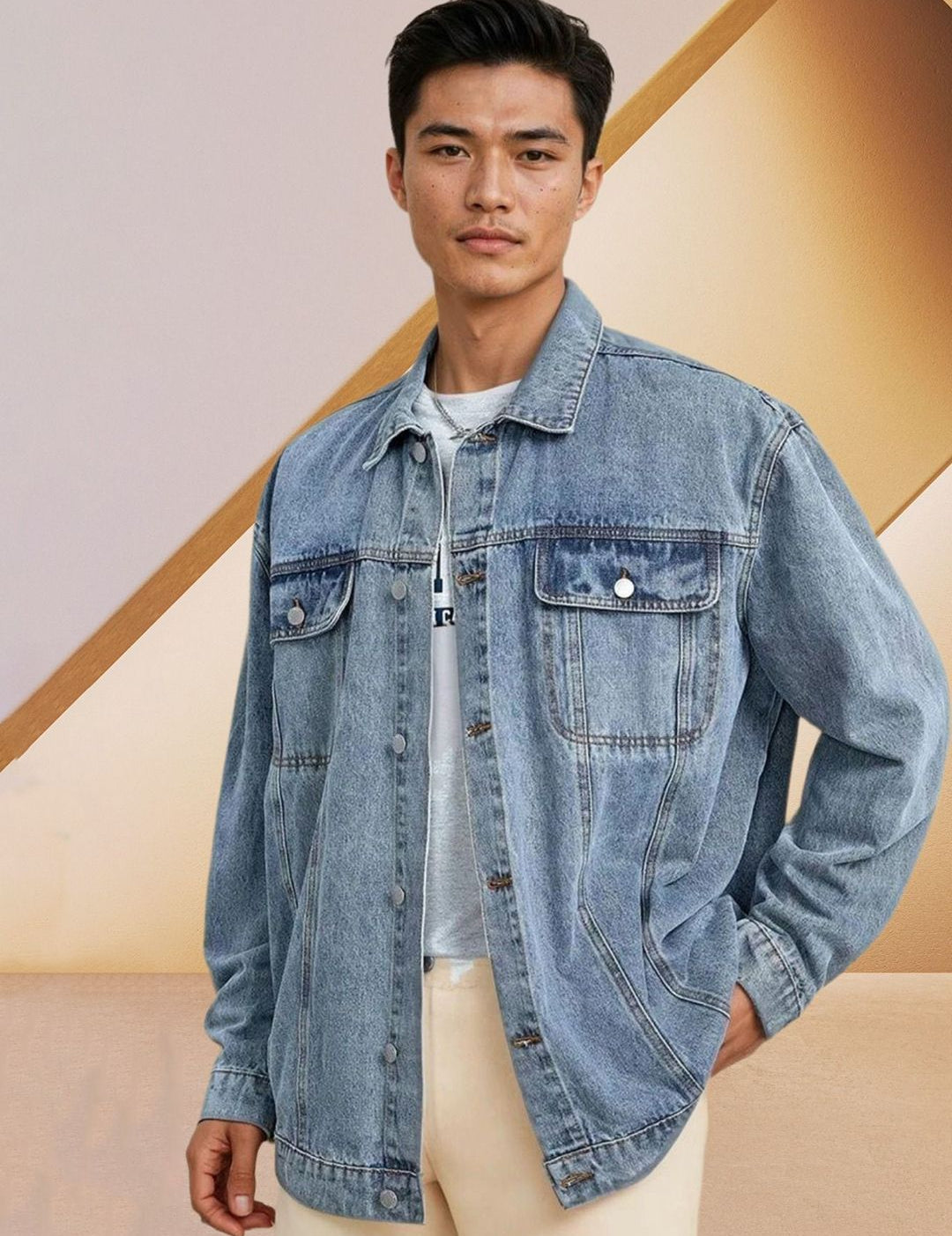 Kotty Open Front Denim Jacket