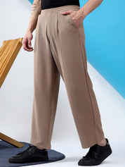 Kotty Men Low-Rise Pleated Trousers