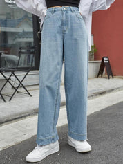 Kotty Women Jean Straight Fit High-Rise Stretchable Jeans