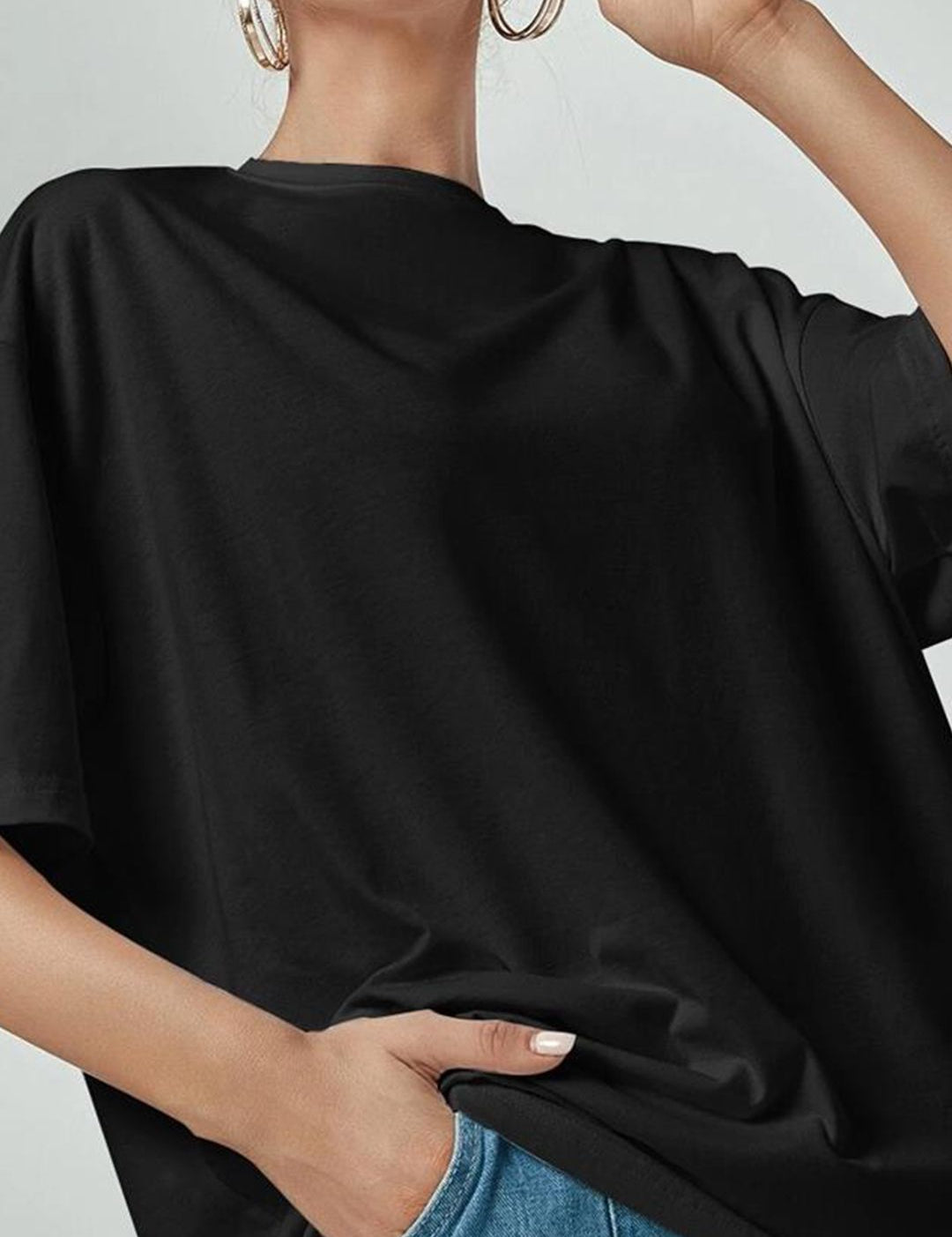 Kotty Round Neck Oversized T-shirt