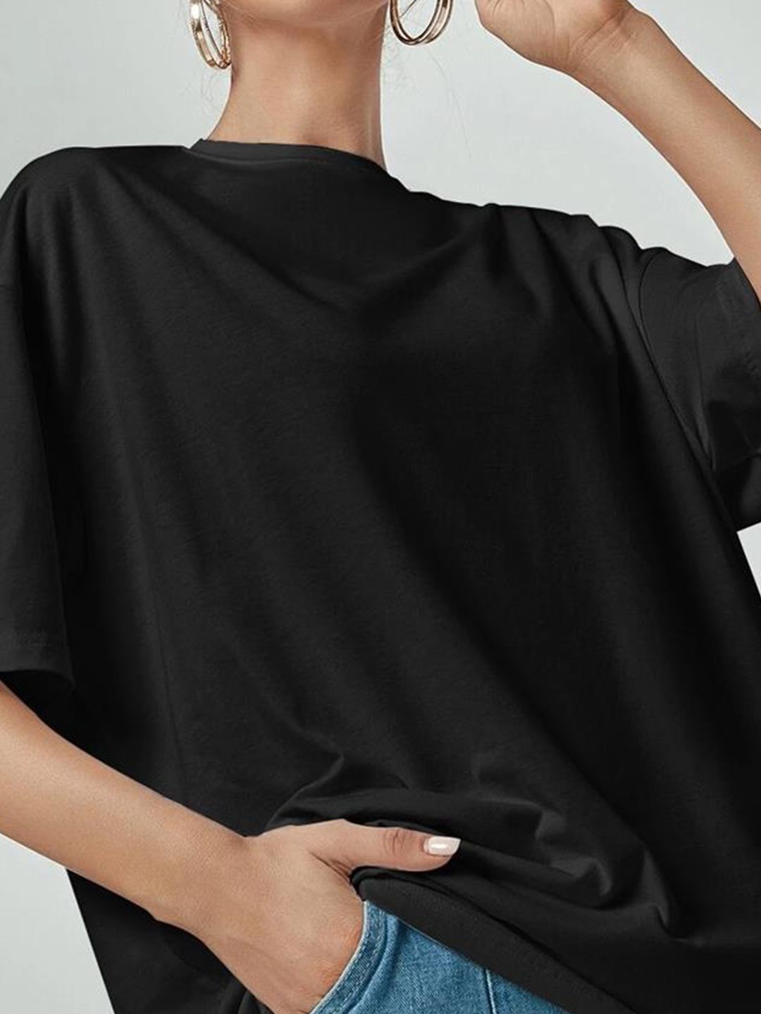 Kotty Round Neck Oversized T-shirt