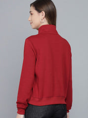 Kotty Women Maroon Sweatshirt