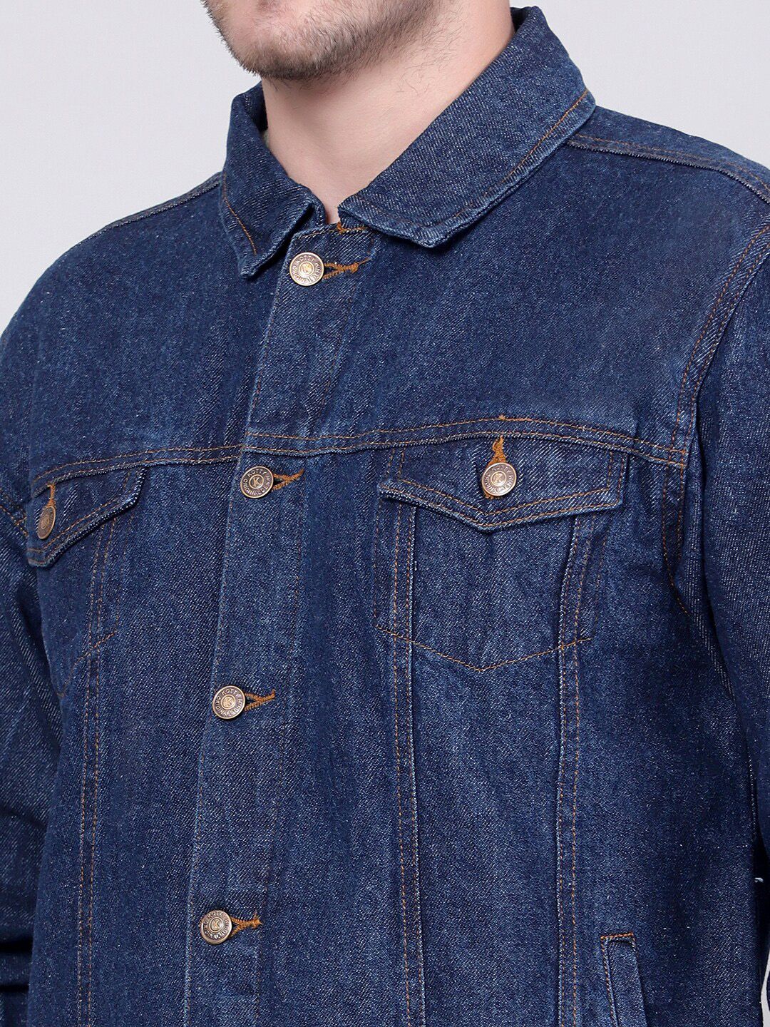 Kotty Men Washed Outdoor Denim Jacket