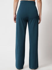 Kotty Women Pack Of 2 Relaxed Straight Leg High-Rise Easy Wash Parallel Trousers