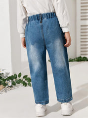 Kotty Girls Jean Fit Light Fade Stretchable Jeans