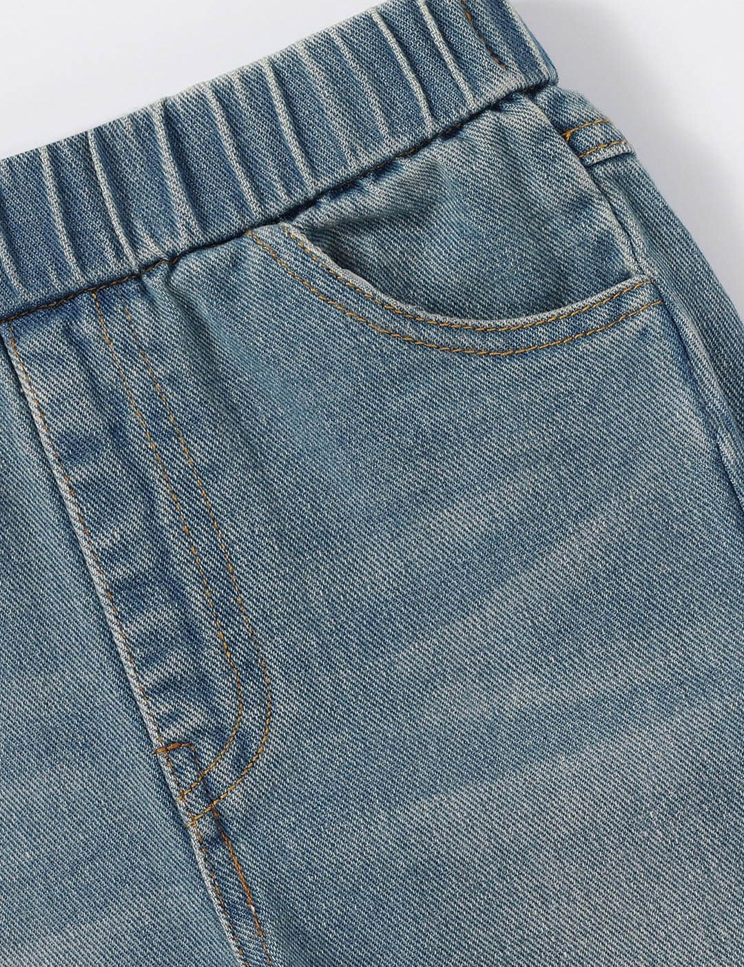 Kotty Girls Blue Jean Heavy Fade Jeans