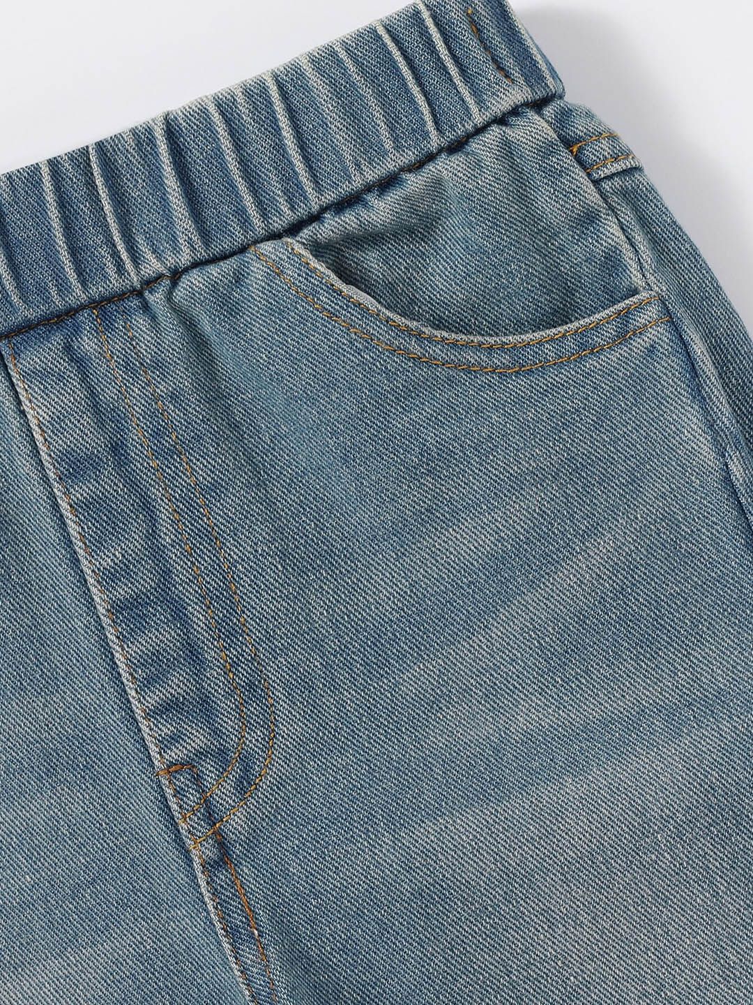 Kotty Girls Blue Jean Heavy Fade Jeans