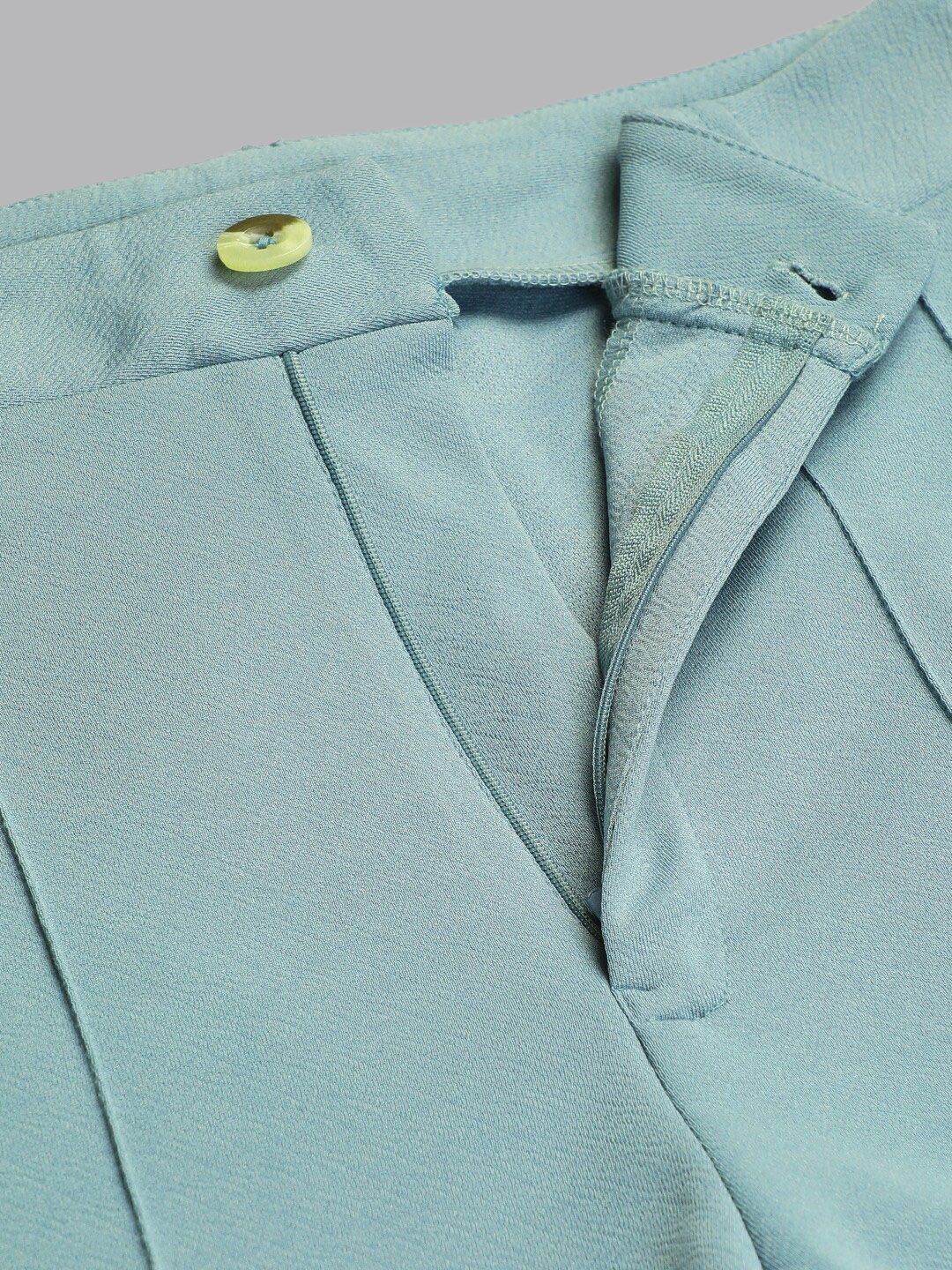 KOTTY BIZwear Women Relaxed Straight Fit High-Rise Easy Wash Parallel Trousers