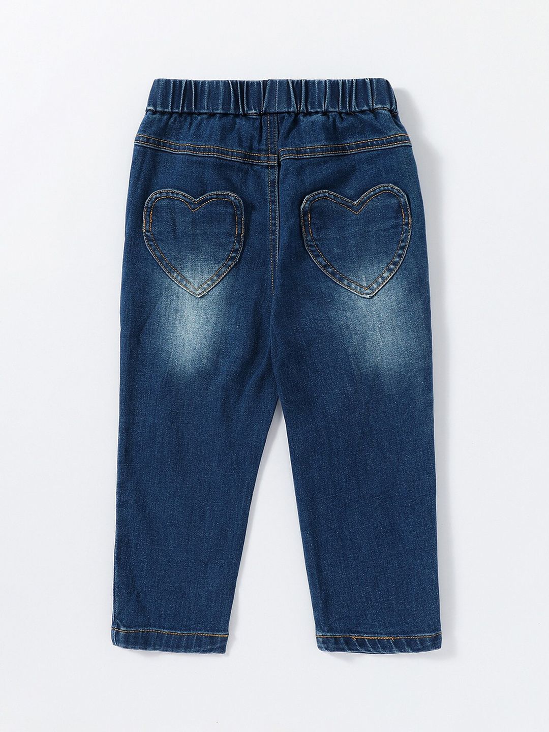 Kotty Girls Blue Jean Heavy Fade Jeans