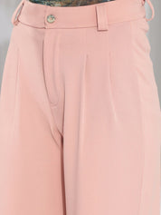 KOTTY BIZwear Women Relaxed High-Rise Straight Fit Trousers