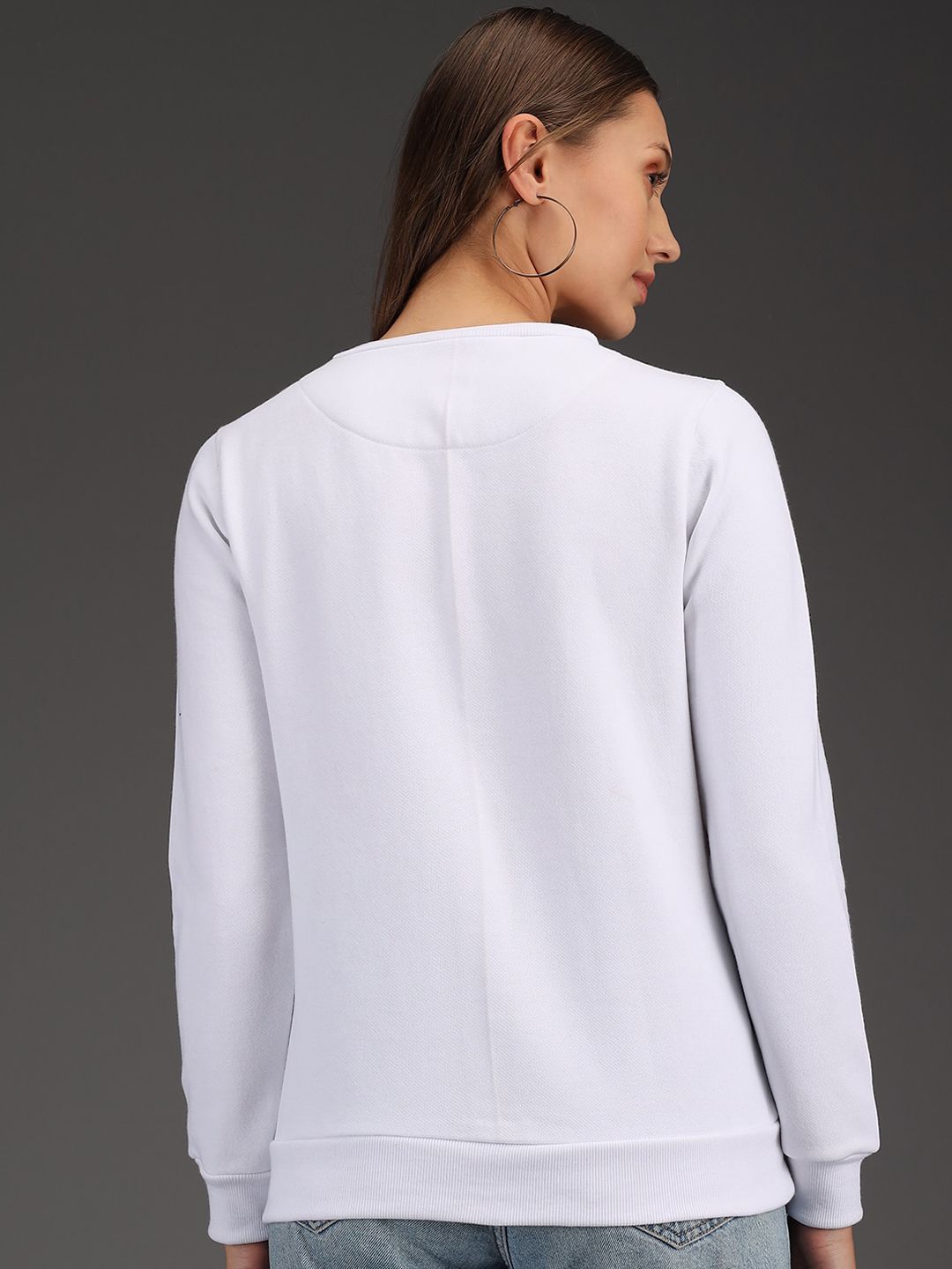 Kotty Women White Sweatshirt