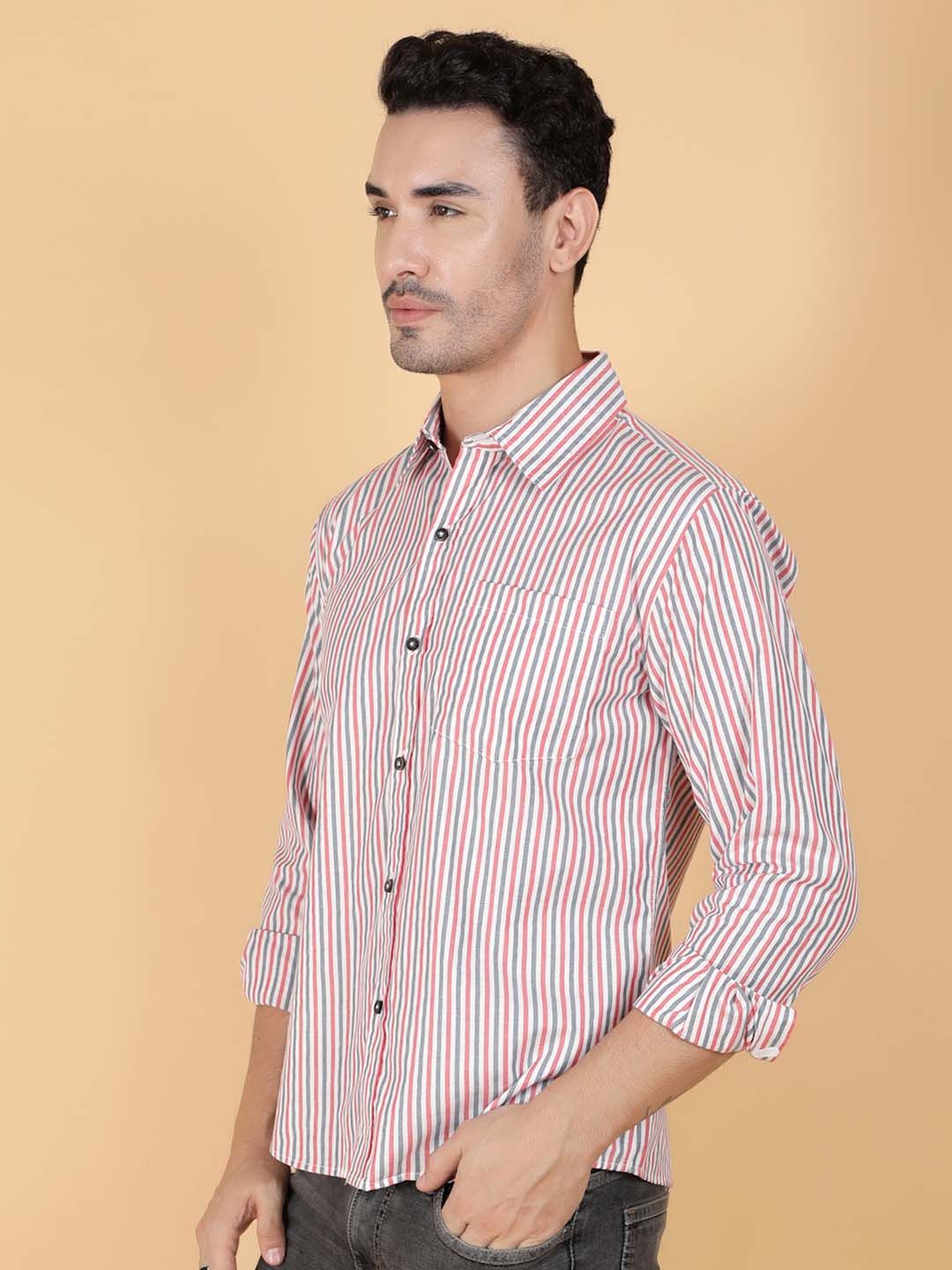 Kotty Men Relaxed Spread Collar Graphic Printed Casual Shirt