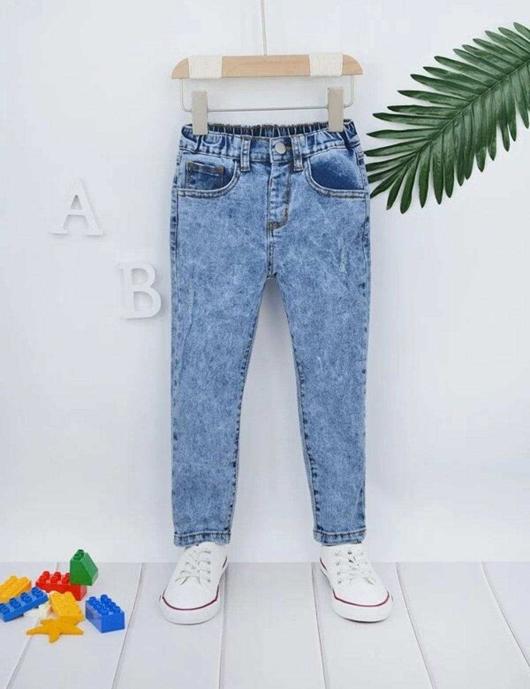 Kotty Boys Blue Jean Heavy Fade Regular Fit Jeans