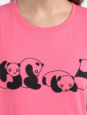 Kotty Women Pack of 2 Printed Round Neck T-shirts