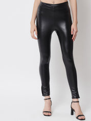 Kotty Women Black Relaxed Skinny Fit Trousers