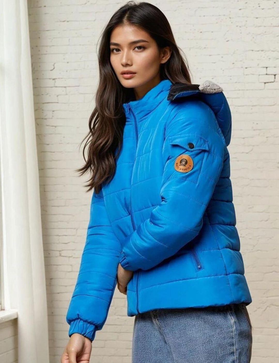 Kotty Mock Collar Lightweight Puffer Jacket 