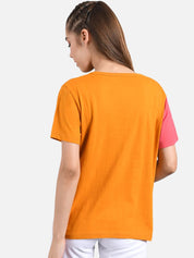 Kotty Women Pack of 2 Colourblocked Round Neck T-shirts