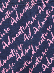 Kotty Women Printed Blue And Pink Lounge Shorts KTTSLEEPSHORTS204