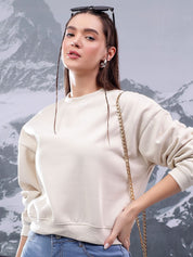 Kotty Women Round Neck Pullover Sweatshirt