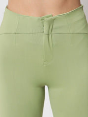 Kotty Women Relaxed Skinny Fit High-Rise Easy Wash Trousers