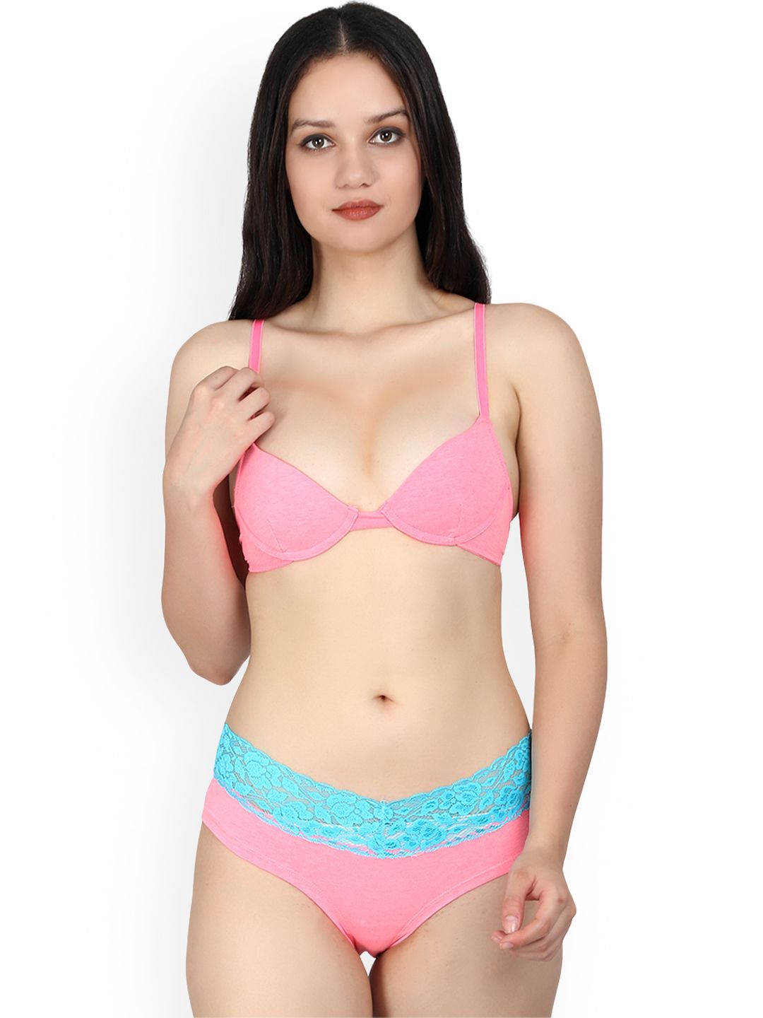 Kotty Women Pink Lingerie Set KTTIW95