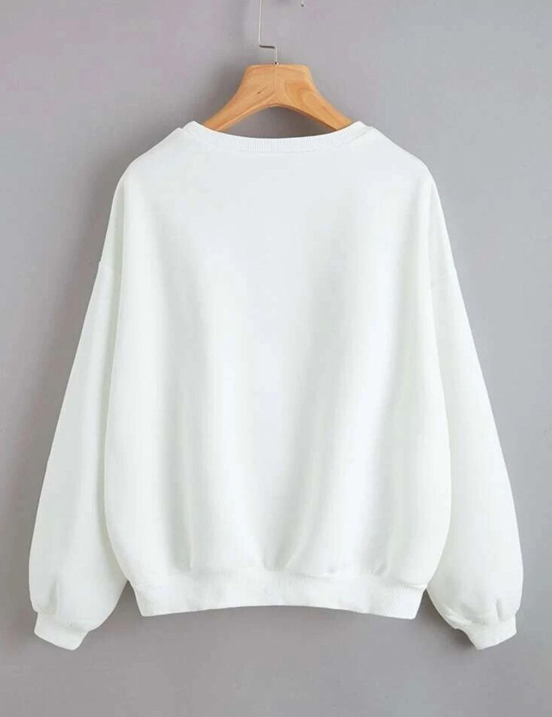 Kotty Women White Printed Sweatshirt