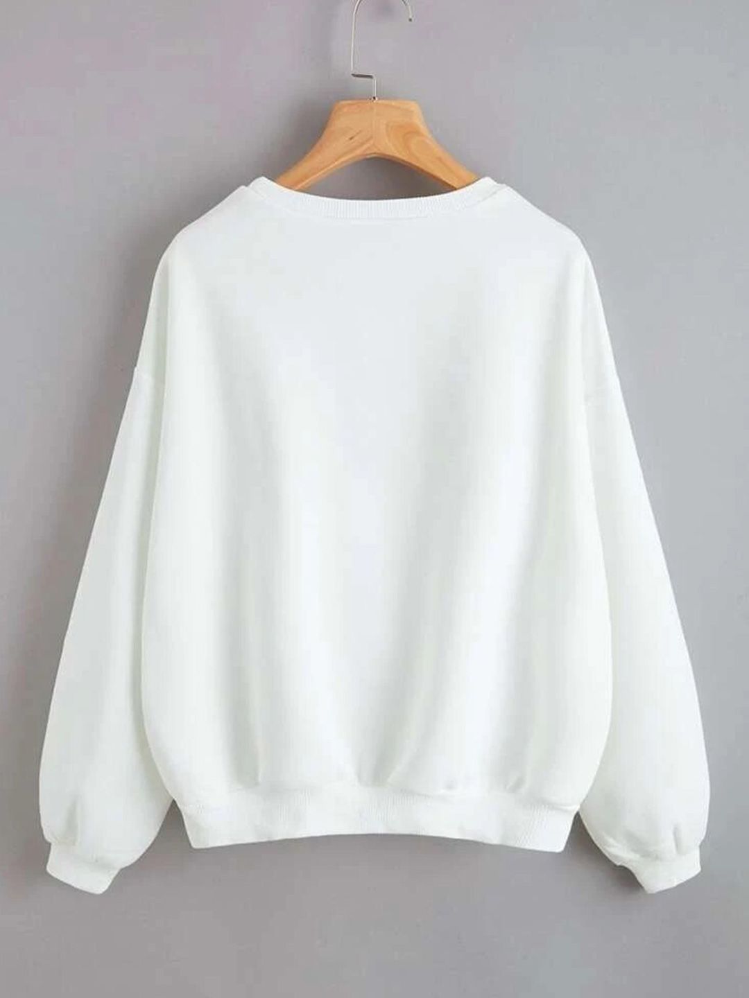 Kotty Women White Printed Sweatshirt