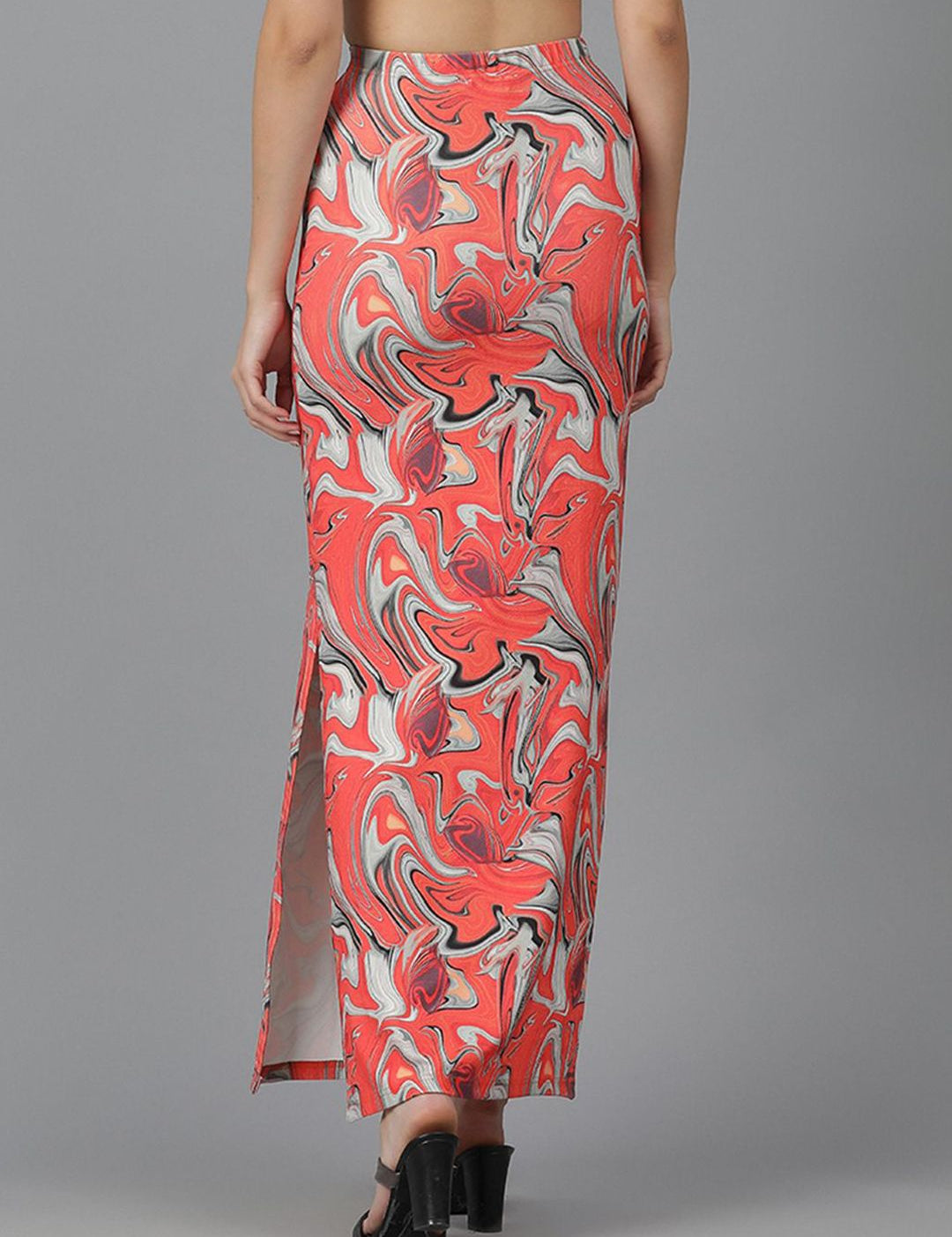 Kotty Printed Pencil Maxi Skirts