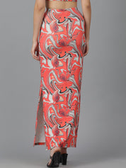 Kotty Printed Pencil Maxi Skirts