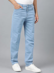 Kotty Men Blue Jean Fit Low-Rise Stretchable Jeans