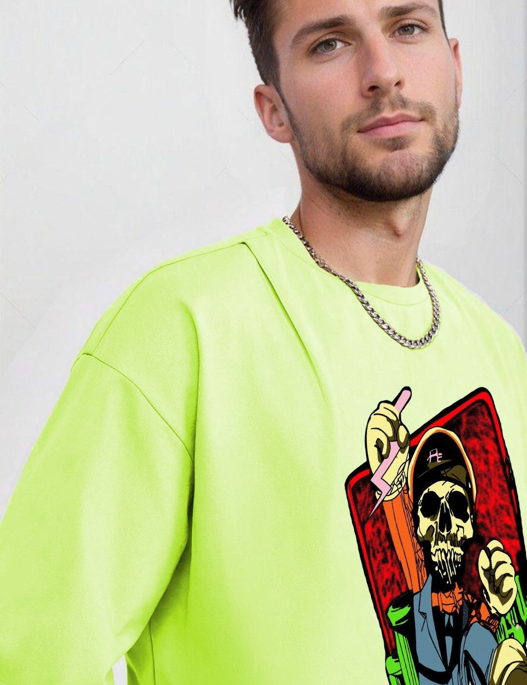 Kotty Oversized Printed Applique T-shirt