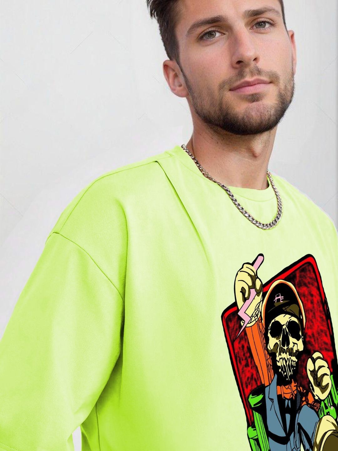 Kotty Oversized Printed Applique T-shirt