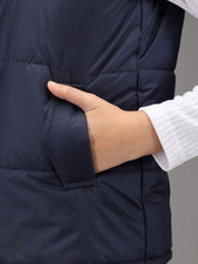 Kotty Women Blue Training or Gym Padded Jacket