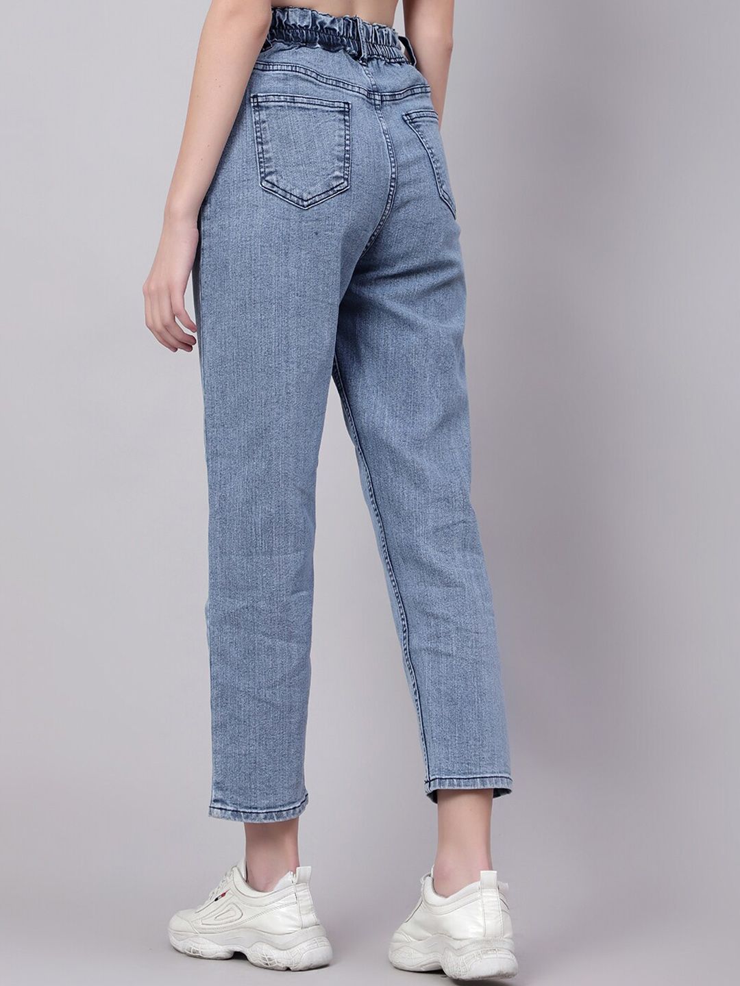 Kotty Women High-Rise Stretchable Cropped Jeans