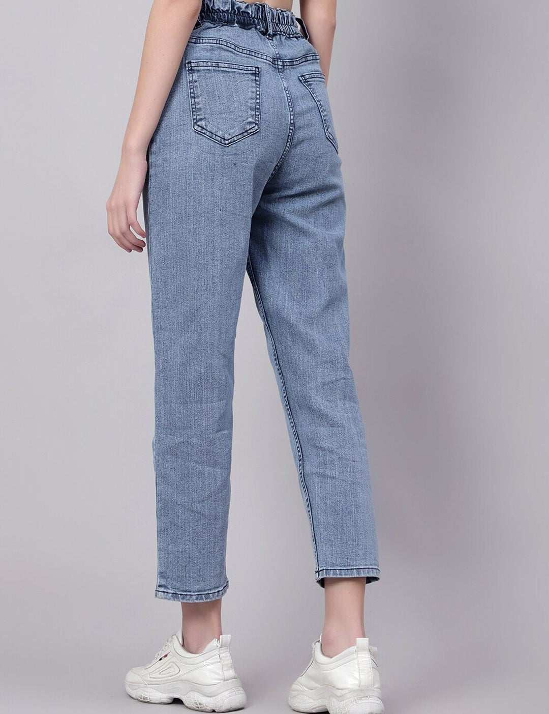 Kotty Women High-Rise Stretchable Cropped Jeans