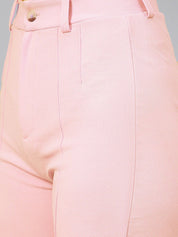 Kotty Women Straight Fit High-Rise Easy Wash Trousers