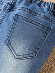 Kotty Girls Jean Clean Look Heavy Fade Whiskers Stretchable Jeans