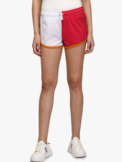 Kotty Women Multicoloured Pack of 2 Colourblocked Slim Fit Hot Pants