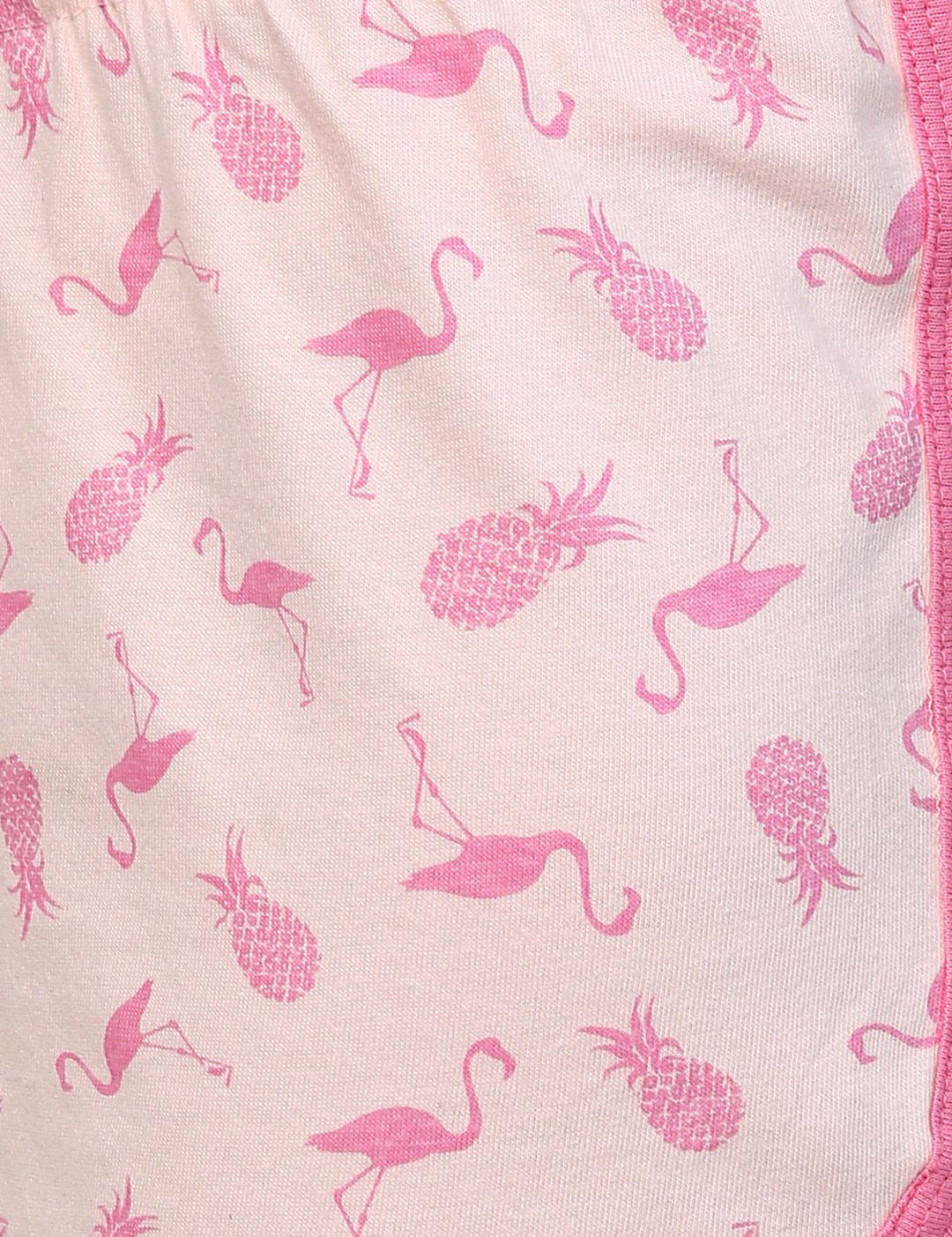 Kotty Women Pink Conversational Printed Lounge Shorts