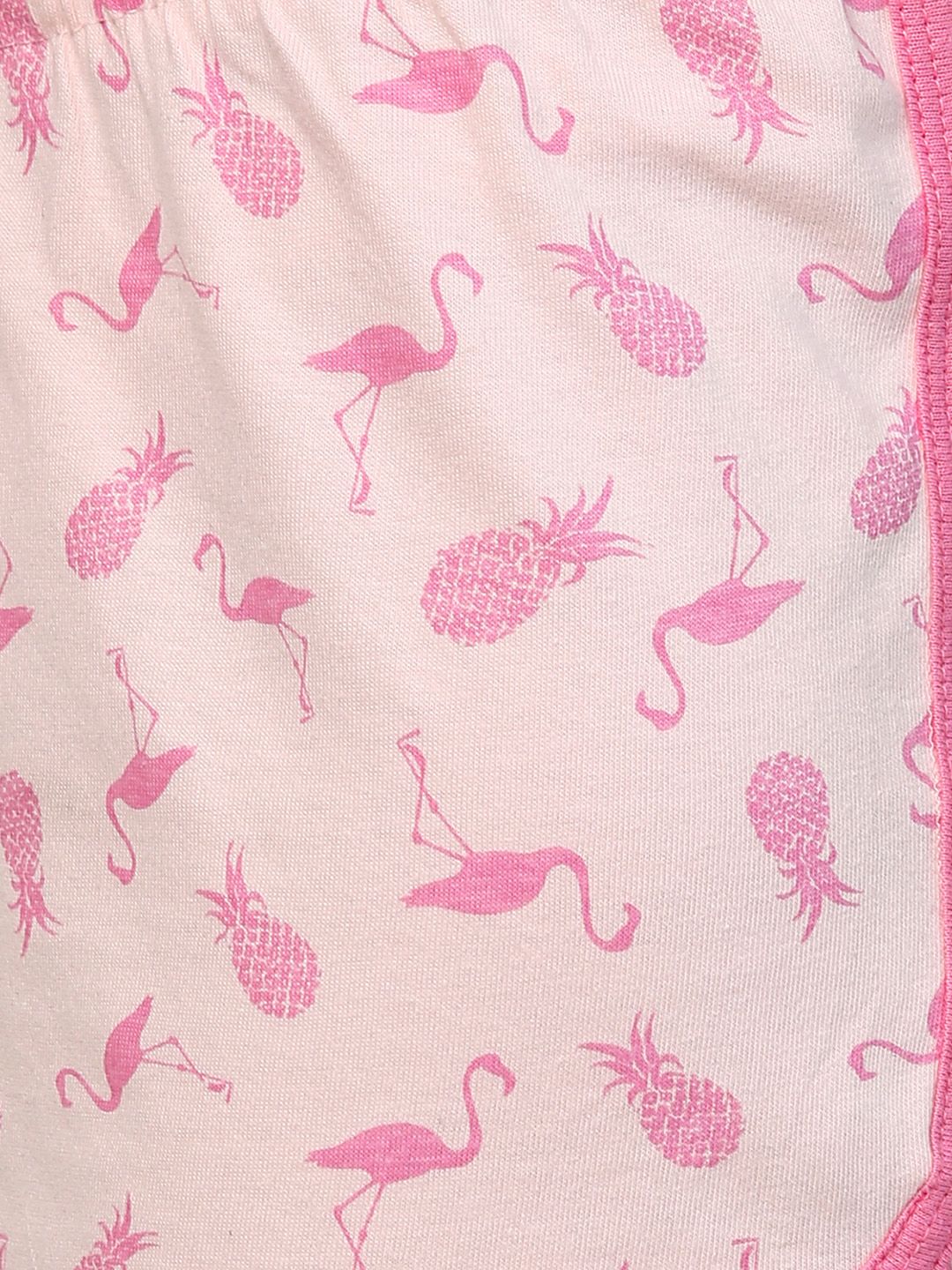 Kotty Women Pink Conversational Printed Lounge Shorts