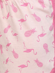 Kotty Women Pink Conversational Printed Lounge Shorts