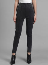 Kotty Women Black Skinny Fit High-Rise Clean Look Stretchable Jeans