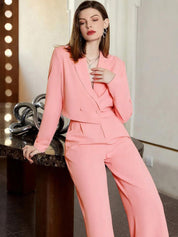 Kotty Shirt Collar Blazer Top & Trouser Co-Ords