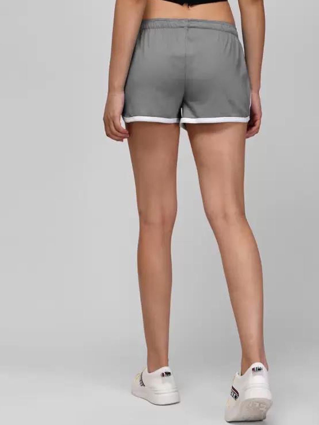 Kotty Women Regular Fit Low-Rise Colourblocked Sports Shorts