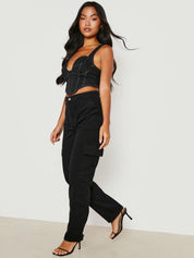 Kotty Women Jean Straight Fit High-Rise Mildly Distressed Stretchable Jeans