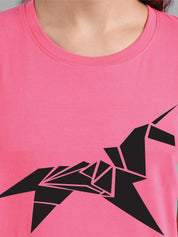 Kotty Graphic Printed Yoga T-shirt