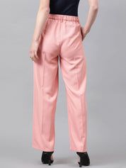 KOTTY BIZwear Women High-Rise Easy Wash Cotton Cargos Trousers